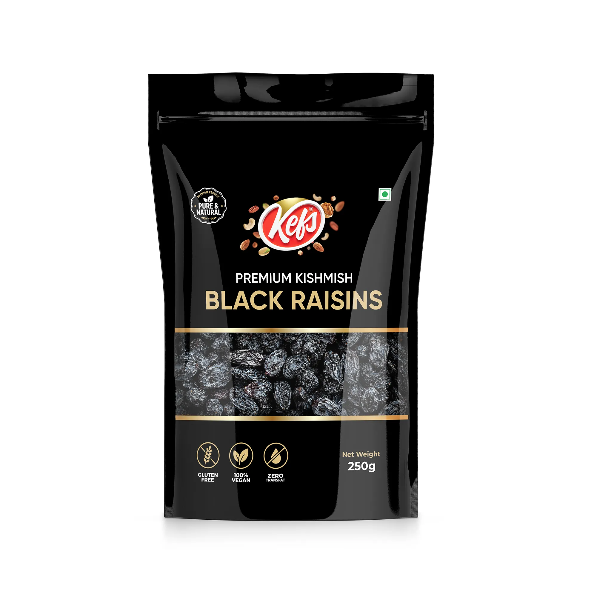 Kefs Premium Kishmish Black Raisins